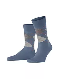 BURLINGTON | Chaussettes homme 40-46 MANCHESTER shamrock | Bleu