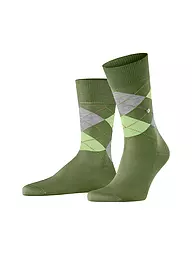BURLINGTON | Chaussettes homme 40-46 MANCHESTER shamrock | Olive
