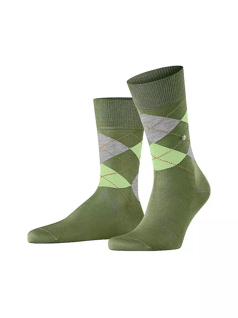 BURLINGTON | Chaussettes homme 40-46 MANCHESTER shamrock | olive