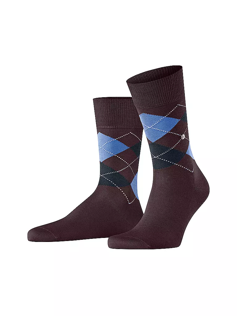 BURLINGTON | Chaussettes homme 40-46 MANCHESTER tangerine bluestone | beere