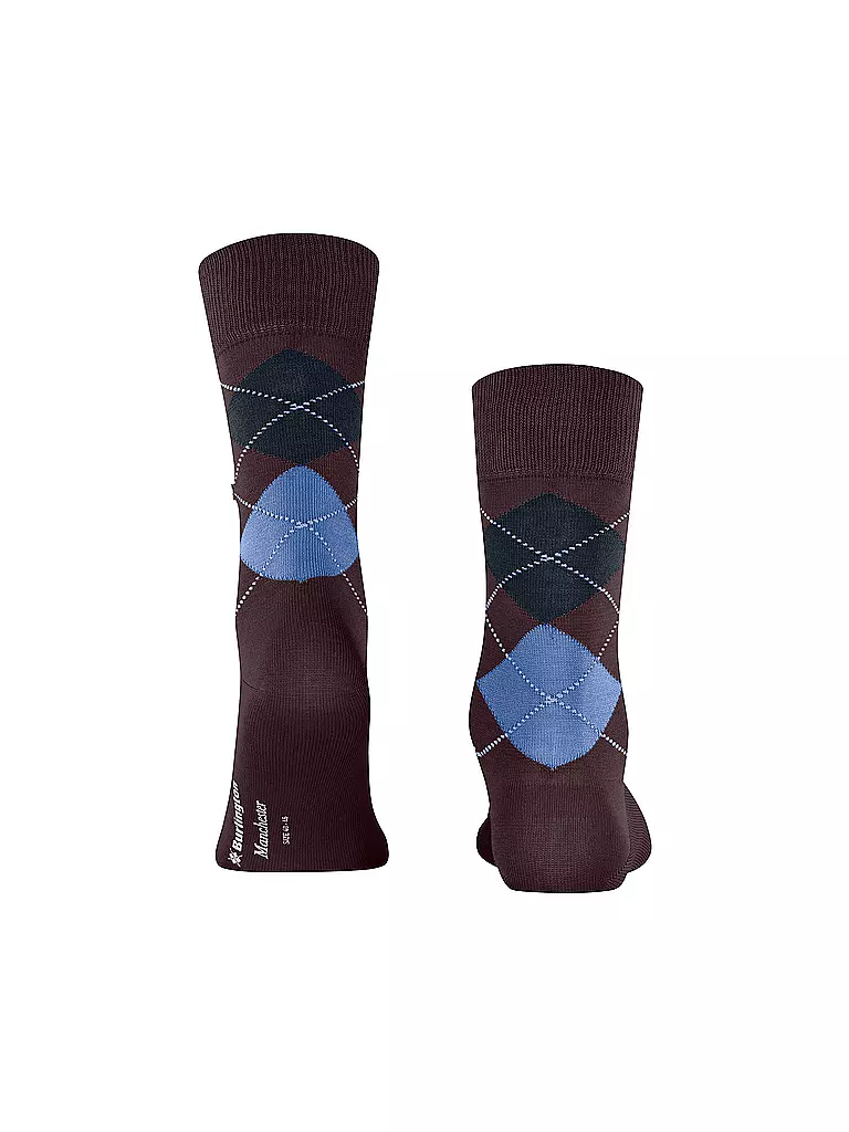 BURLINGTON | Chaussettes homme 40-46 MANCHESTER tangerine bluestone | beere