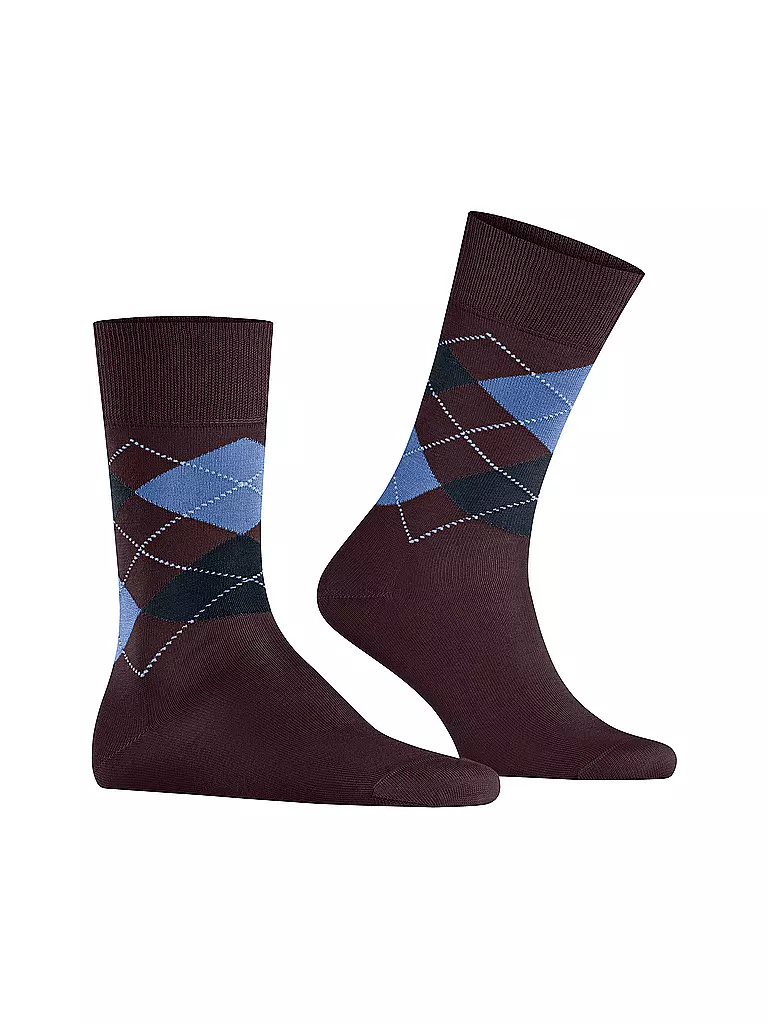 BURLINGTON | Chaussettes homme 40-46 MANCHESTER tangerine bluestone | beere