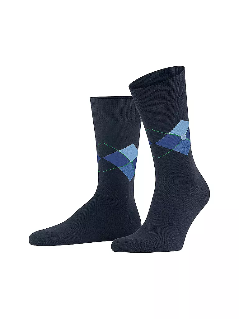 BURLINGTON | Chaussettes homme 40-46 MULTI KING marine | dunkelblau