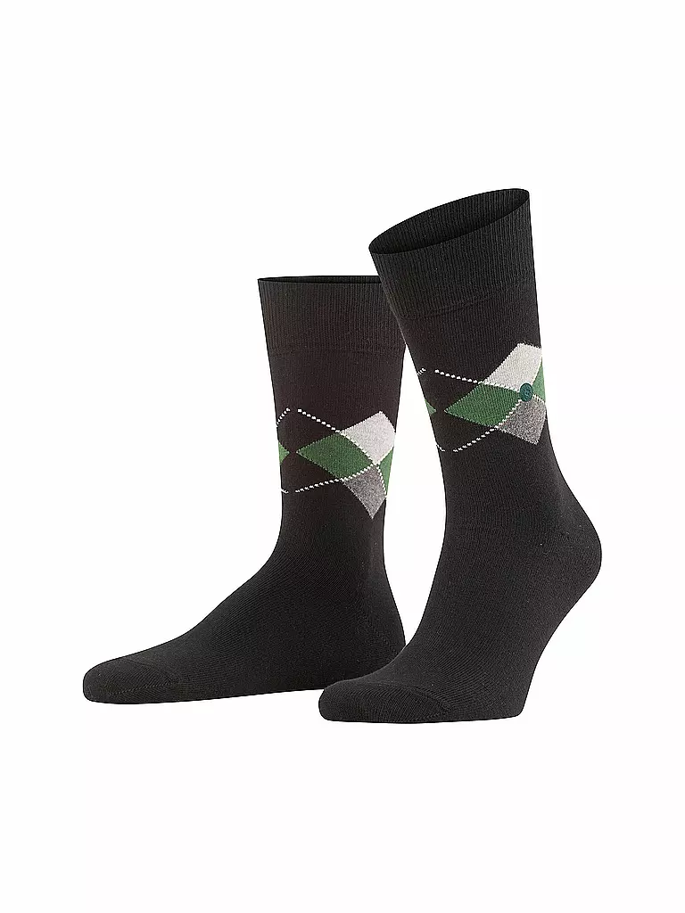 BURLINGTON | Chaussettes homme 40-46 MULTI KING noir | Noir