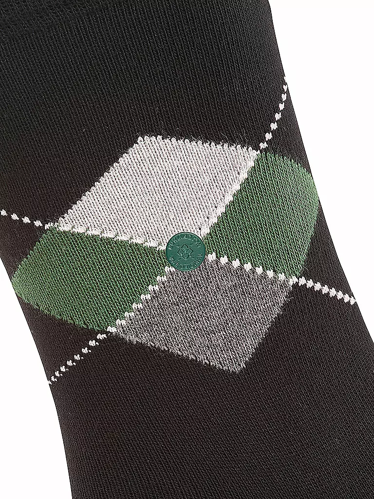 BURLINGTON | Chaussettes homme 40-46 MULTI KING noir | 
