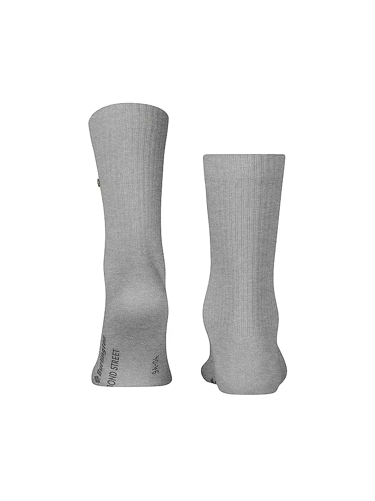 BURLINGTON | Chaussettes homme BOND STREET 40-46 gris chiné | 