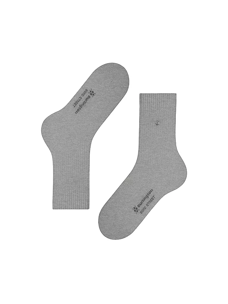 BURLINGTON | Chaussettes homme BOND STREET 40-46 gris chiné | 