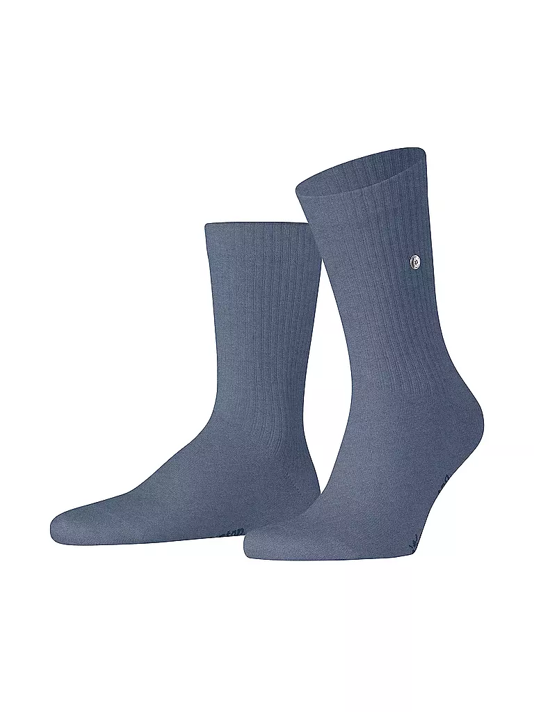 BURLINGTON | Chaussettes homme BOND STREET 40-46 light jeans | blau