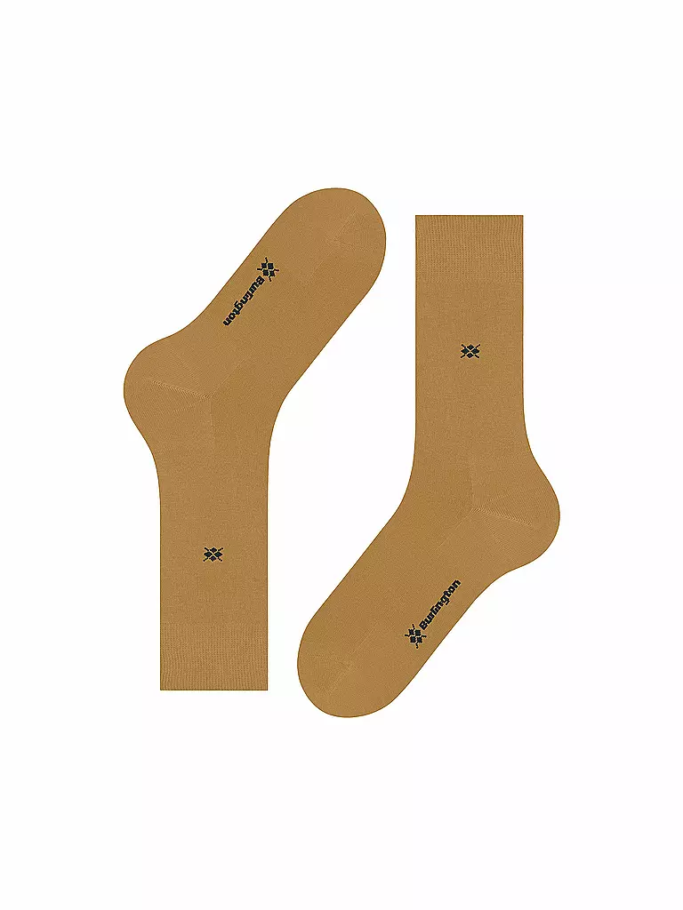 BURLINGTON | Chaussettes Homme DUBLIN SO 40-46 moutarde | camel