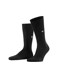 BURLINGTON | Chaussettes homme DUBLIN SO 40-46 steel mel. | Noir