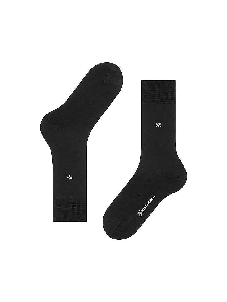 BURLINGTON | Chaussettes homme DUBLIN SO 40-46 noir | 