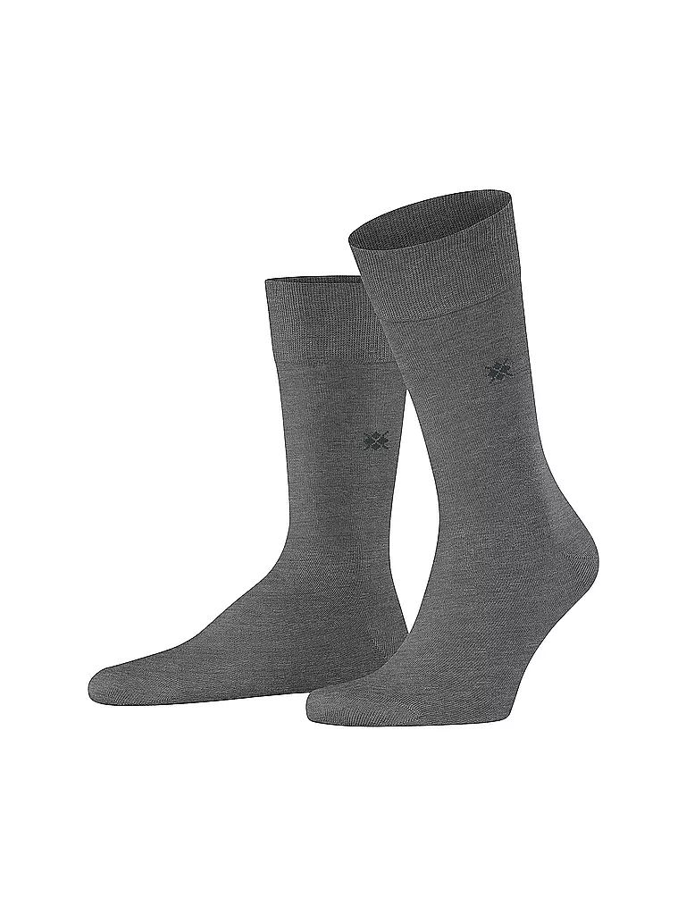 BURLINGTON | Chaussettes homme DUBLIN SO 40-46 steel mel. | hellgrau