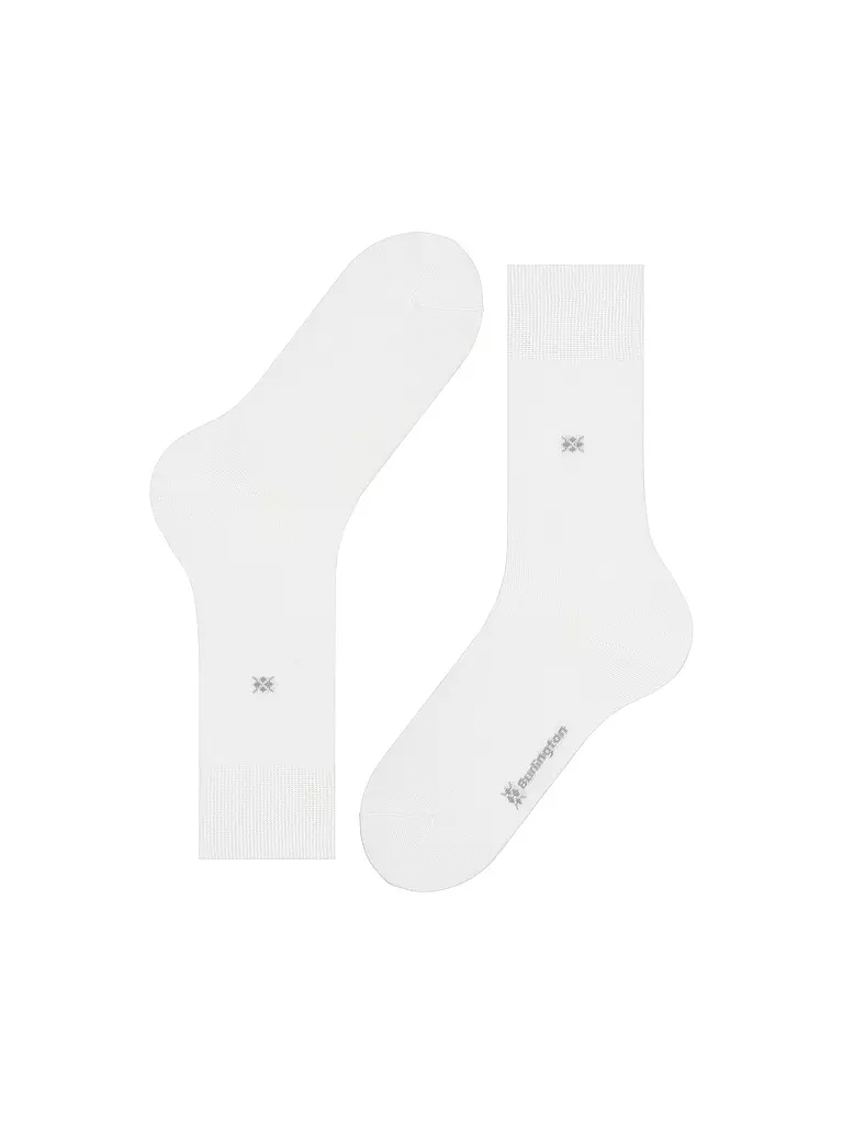 BURLINGTON | Chaussettes homme DUBLIN SO 40-46 white | weiss