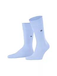 BURLINGTON | Chaussettes homme DUBLIN SO 40-46 steel mel. | Bleu clair