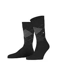 BURLINGTON | Chaussettes homme DUNDEE 40-46 carbon mel | Noir