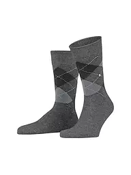 BURLINGTON | Chaussettes homme DUNDEE 40-46 carbon mel | Gris