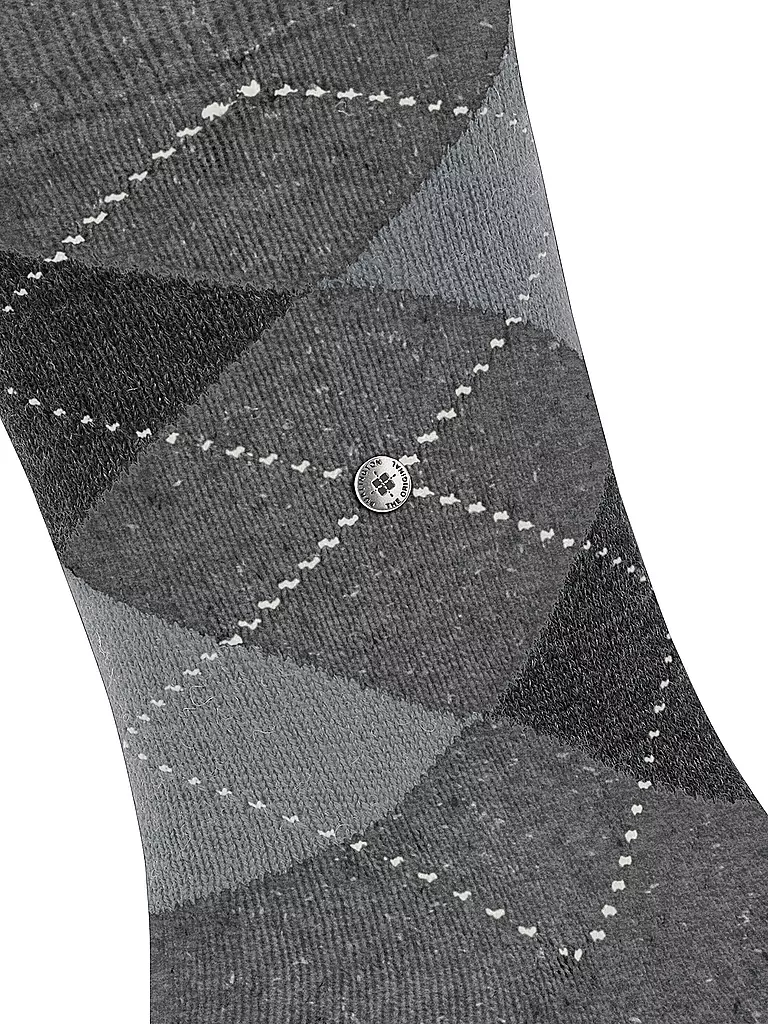 BURLINGTON | Chaussettes homme DUNDEE 40-46 carbon mel | 