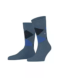 BURLINGTON | Chaussettes homme DUNDEE 40-46 carbon mel | Bleu