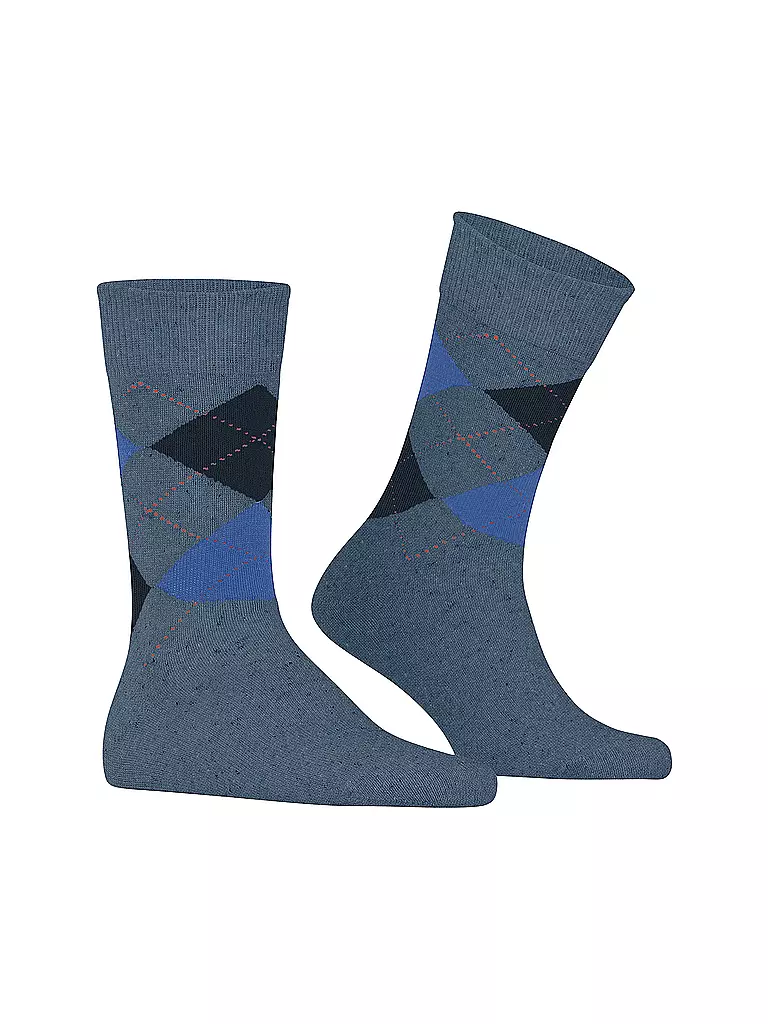BURLINGTON | Chaussettes homme DUNDEE 40-46 denim mel | 