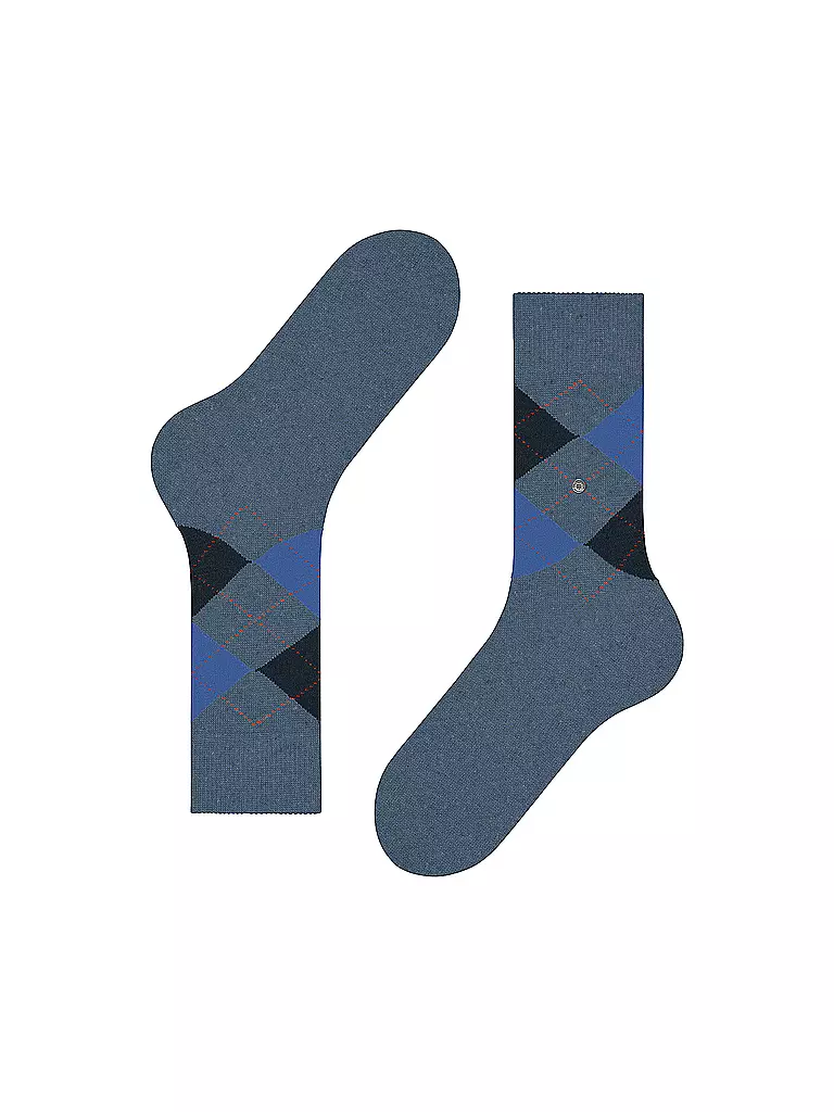 BURLINGTON | Chaussettes homme DUNDEE 40-46 denim mel | 