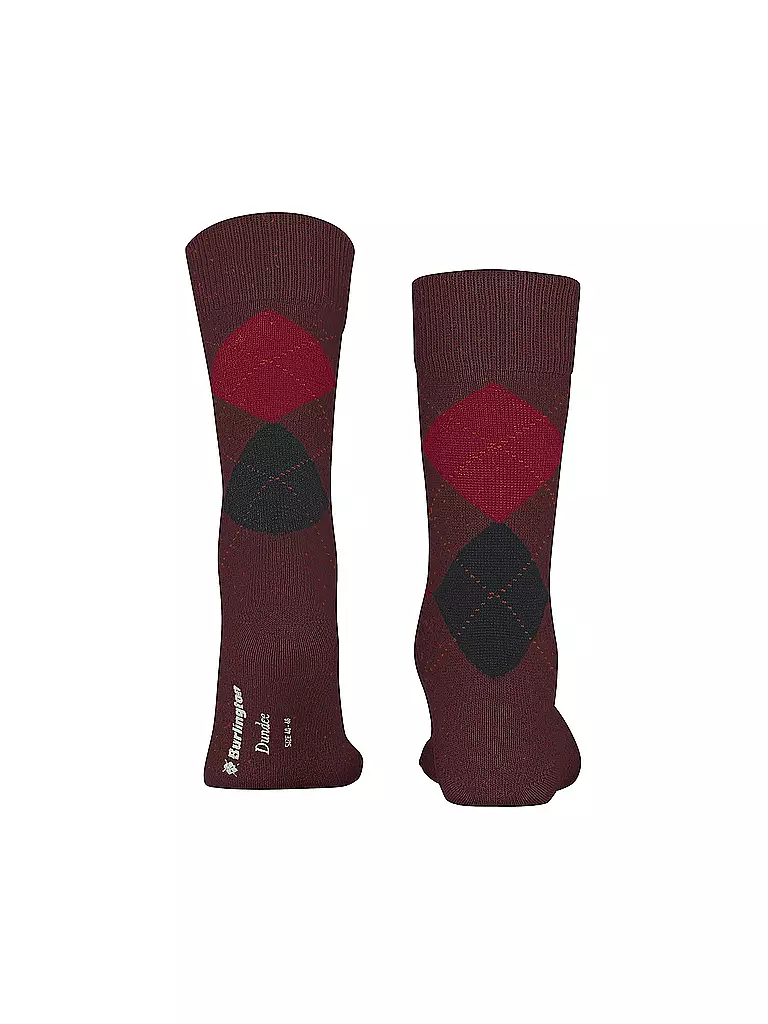 BURLINGTON | Chaussettes homme DUNDEE 40-46 merlot | 
