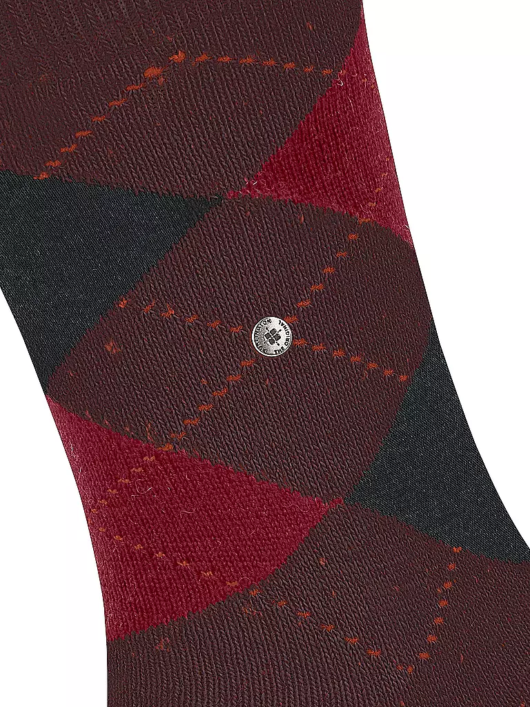 BURLINGTON | Chaussettes homme DUNDEE 40-46 merlot | 