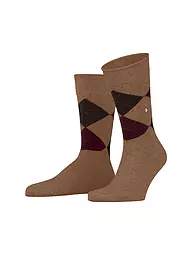 BURLINGTON | Chaussettes homme DUNDEE 40-46 carbon mel | Camel