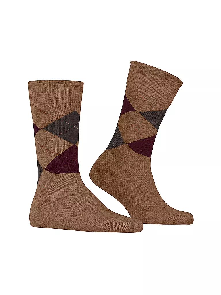 BURLINGTON | Chaussettes homme DUNDEE 40-46 peanut mel | 