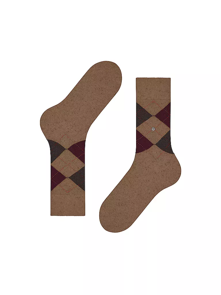 BURLINGTON | Chaussettes homme DUNDEE 40-46 peanut mel | 