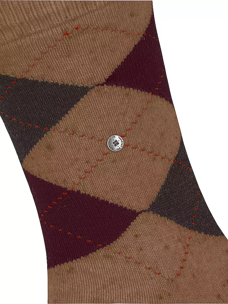 BURLINGTON | Chaussettes homme DUNDEE 40-46 peanut mel | 