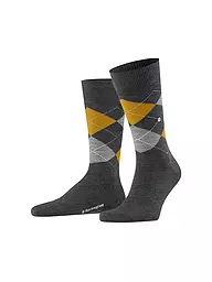 BURLINGTON | Herren Socken EDINBURGH 40-46 dark night | Gris