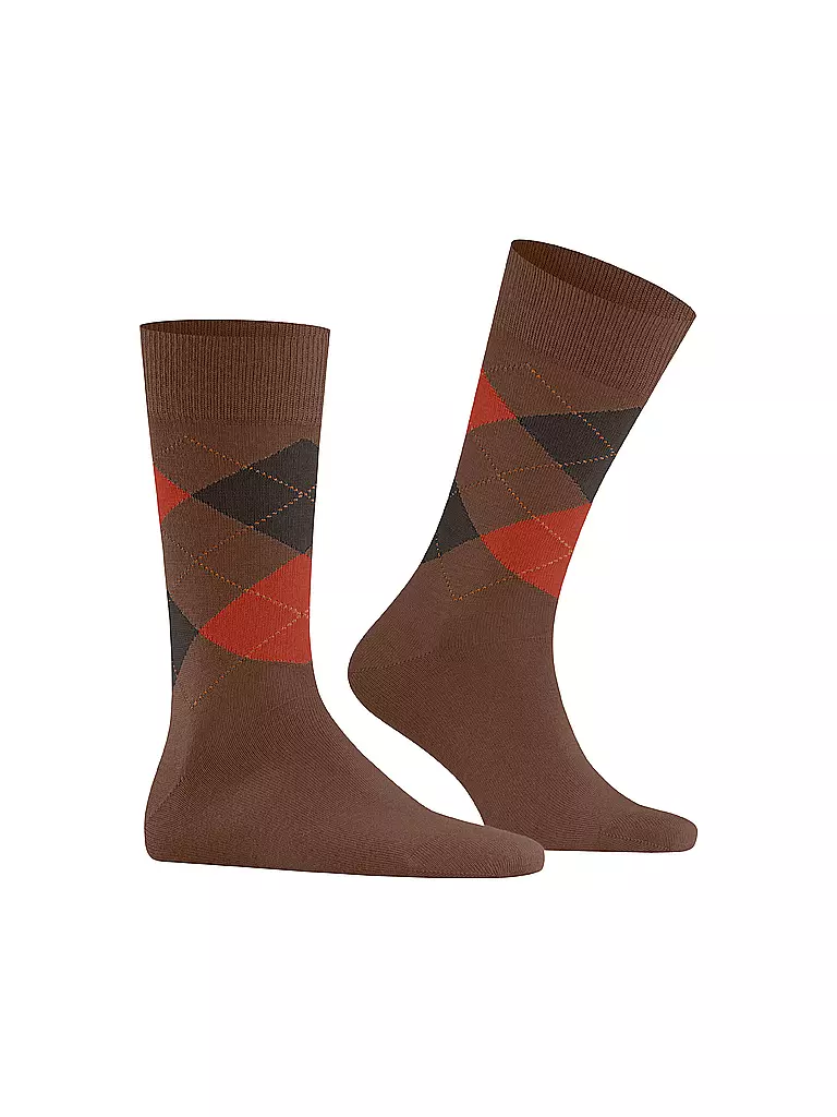 BURLINGTON | Chaussettes homme EDINBURGH 40-46 caramel | 