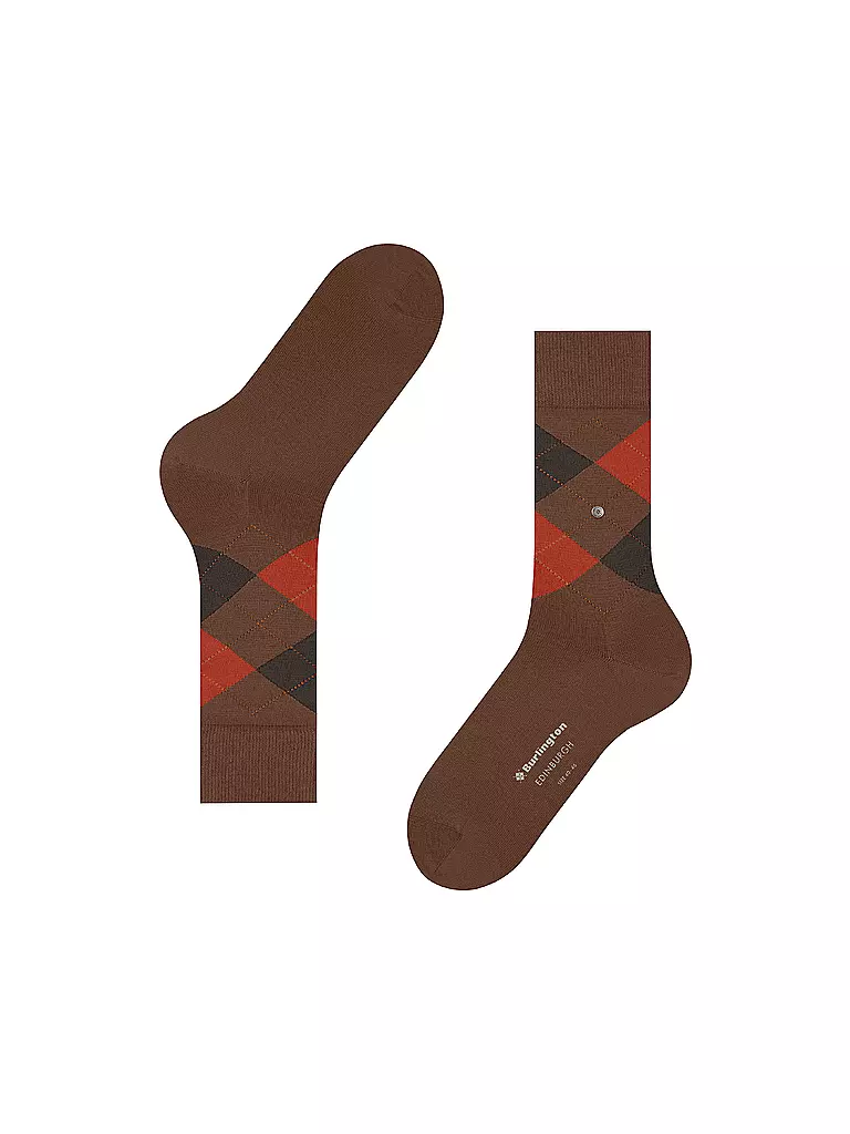 BURLINGTON | Chaussettes homme EDINBURGH 40-46 caramel | 