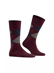 BURLINGTON | Herren Socken EDINBURGH 40-46 dark night | Rouge foncé