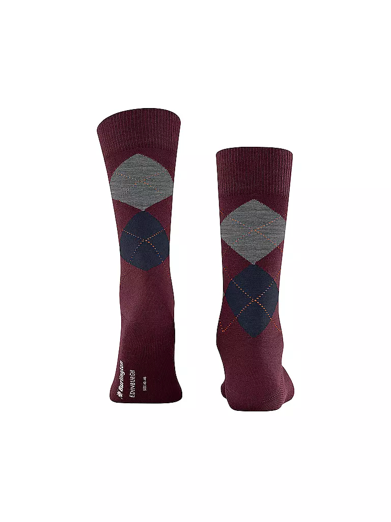 BURLINGTON | Chaussettes homme EDINBURGH 40-46 claret | 