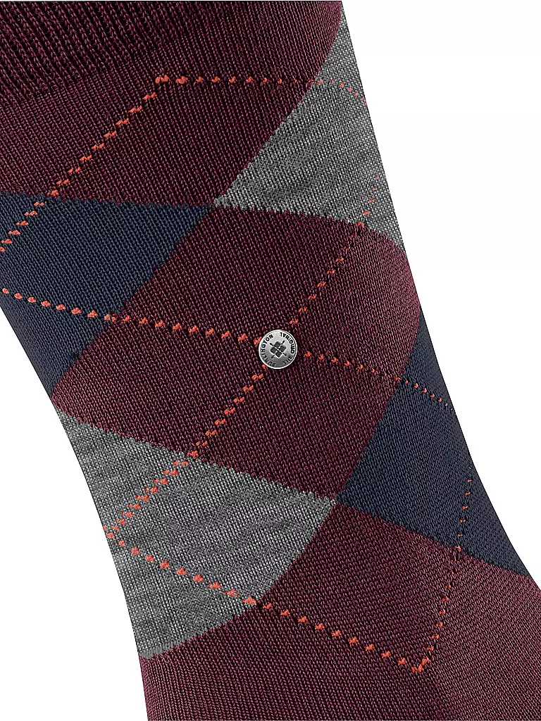BURLINGTON | Chaussettes homme EDINBURGH 40-46 claret | 