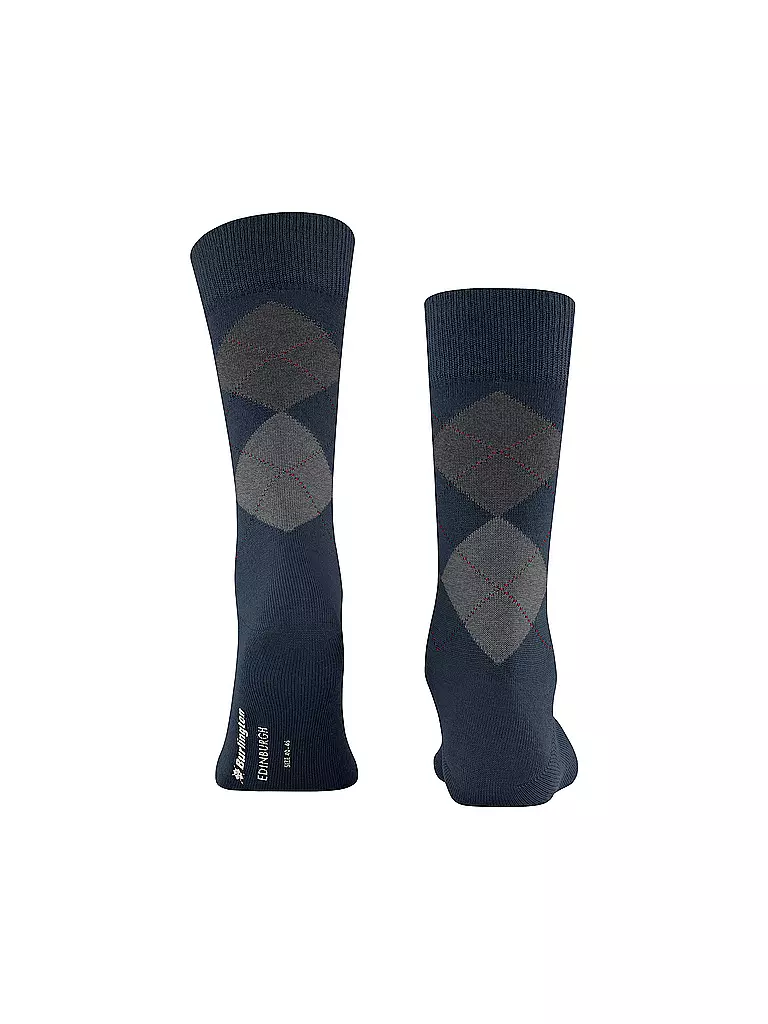 BURLINGTON | Chaussettes homme EDINBURGH 40-46 marine | 