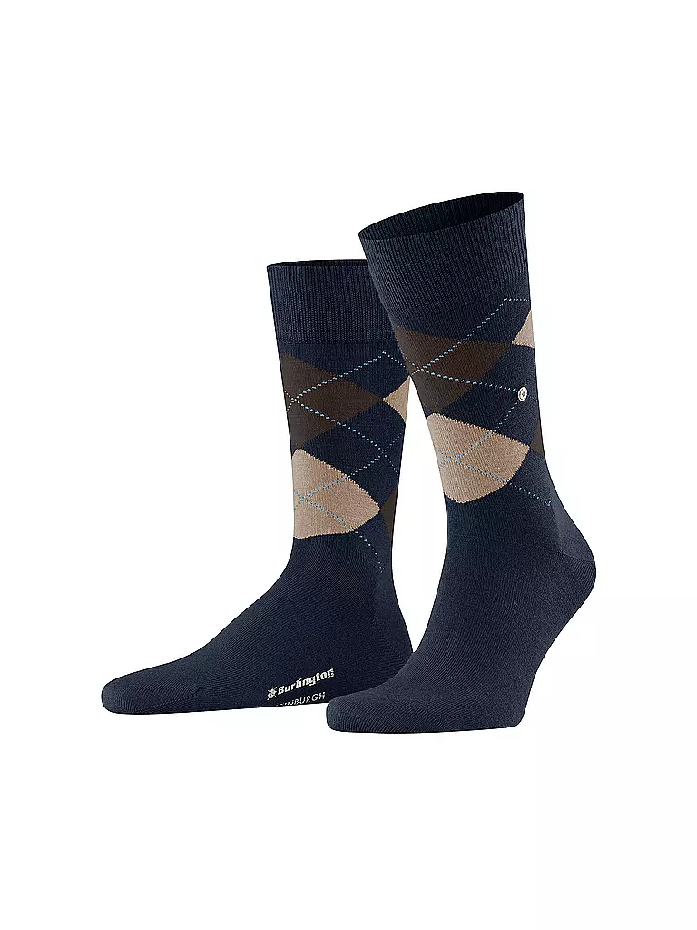 BURLINGTON | Chaussettes homme EDINBURGH 40-46 marine | 