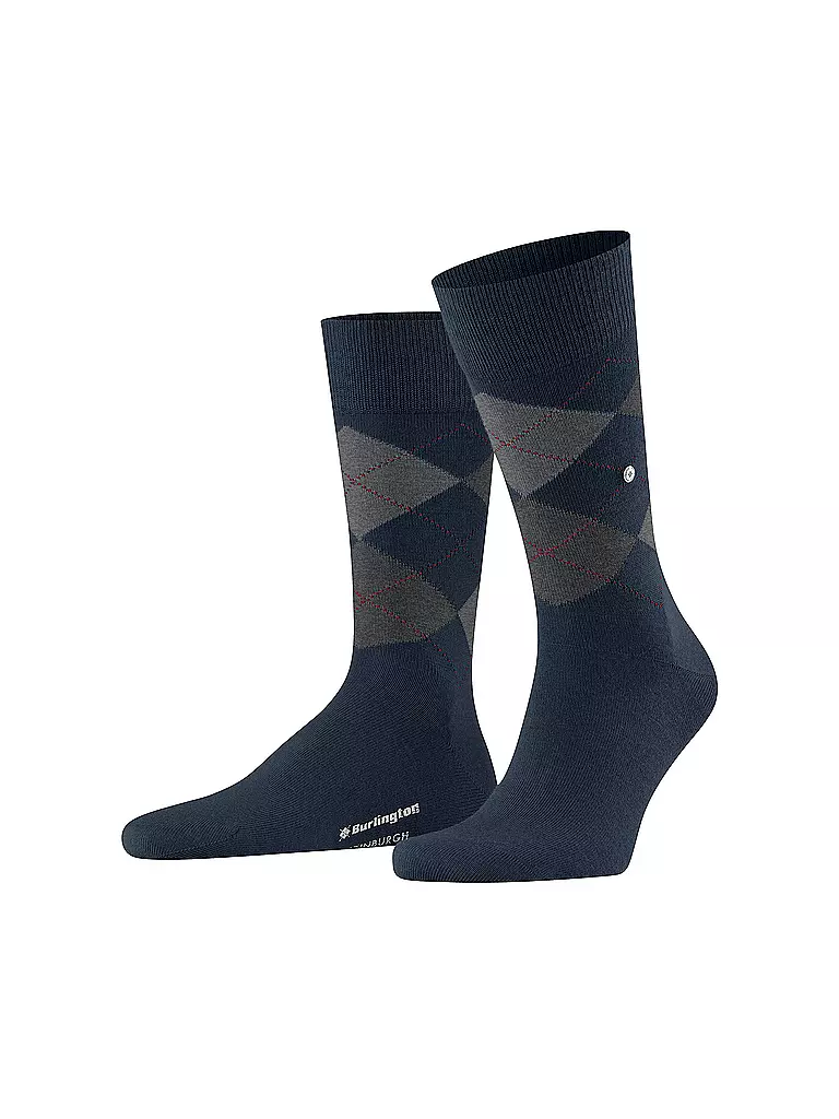 BURLINGTON | Chaussettes homme EDINBURGH 40-46 marine | 
