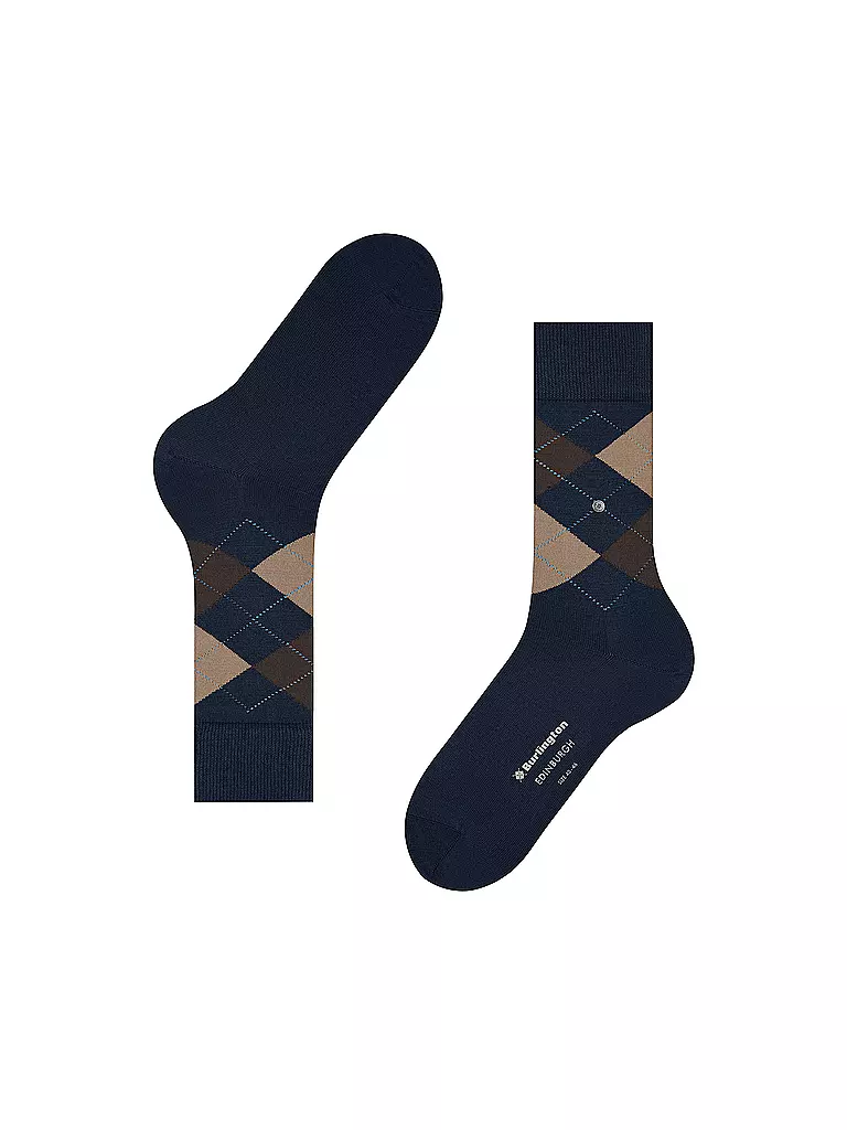 BURLINGTON | Chaussettes homme EDINBURGH 40-46 marine | 