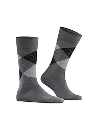 BURLINGTON | Herren Socken EDINBURGH 40-46 dark night | Gris