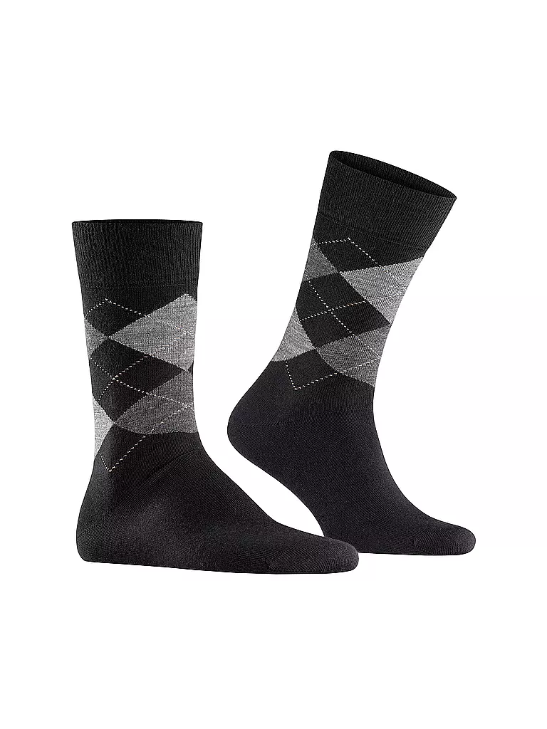 BURLINGTON | Chaussettes homme EDINBURGH noir | schwarz