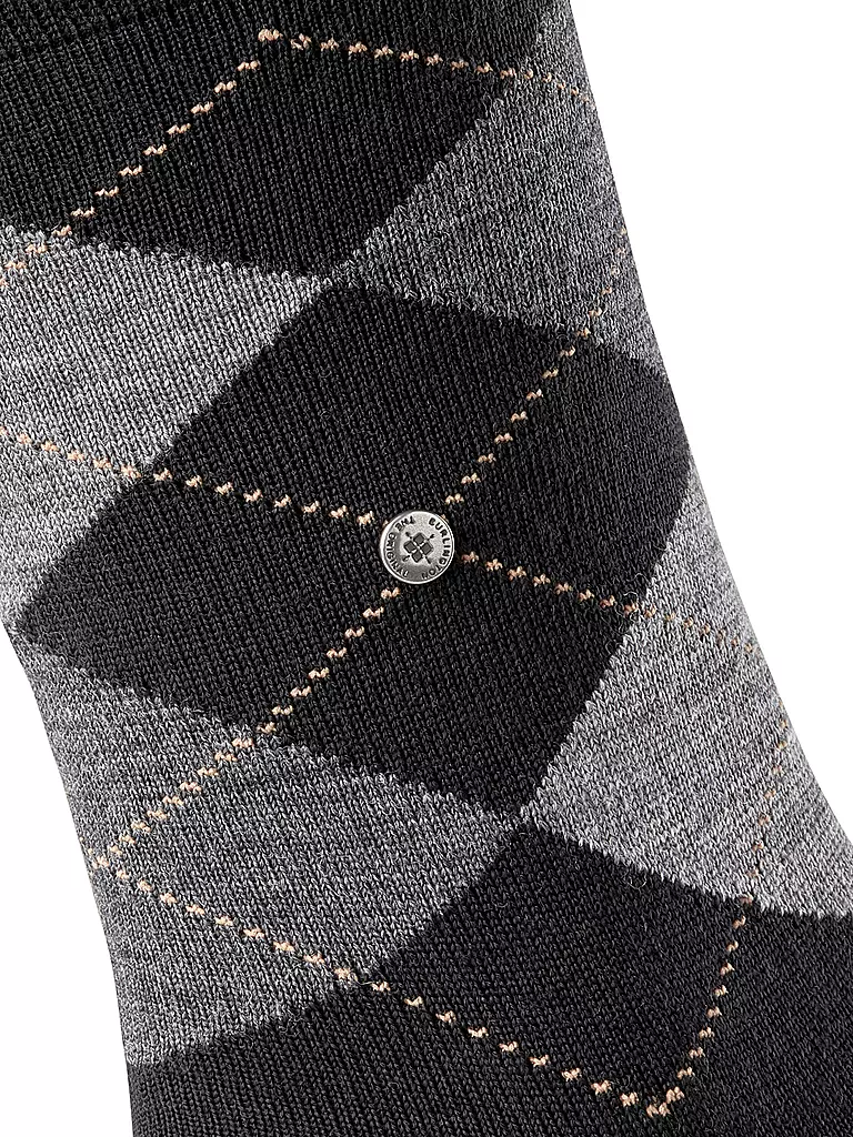 BURLINGTON | Chaussettes homme EDINBURGH noir | schwarz