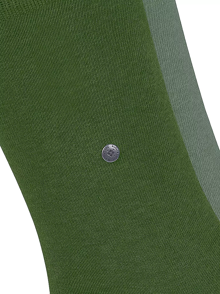 BURLINGTON | Chaussettes Homme EVERYDAY, lot de 2, 40-46, vert sapin | 