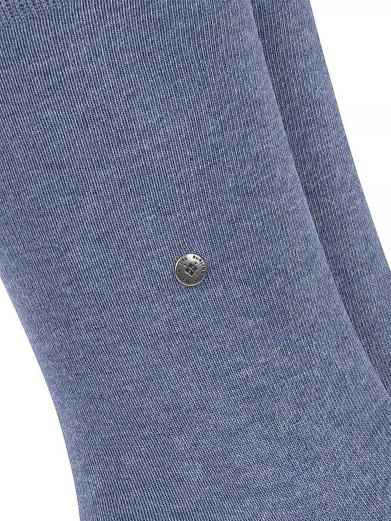 BURLINGTON | Chaussettes homme EVERYDAY, lot de 2 paires, 40-46, denim clair | 