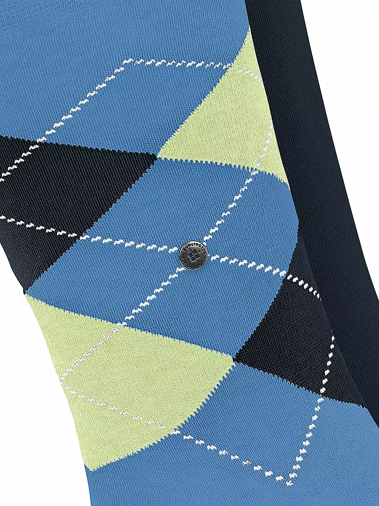 BURLINGTON | Chaussettes homme EVERYDAY, lot de 2 paires, 40-46 marina | blau