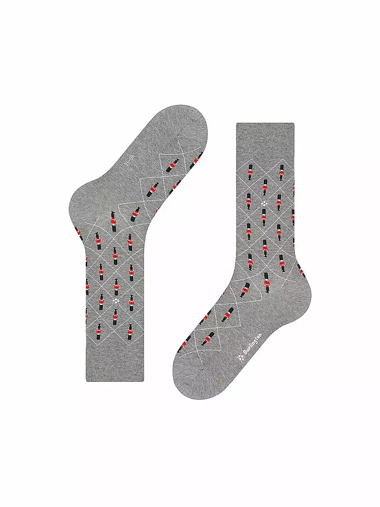 BURLINGTON | Chaussettes homme GUARD 40-46 gris clair | 