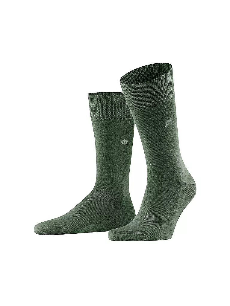 BURLINGTON | Chaussettes homme LEEDS 40-46 aspargagus | dunkelgrün