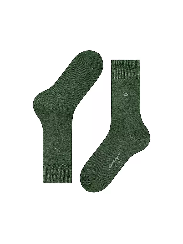 BURLINGTON | Chaussettes homme LEEDS 40-46 aspargagus | dunkelgrün