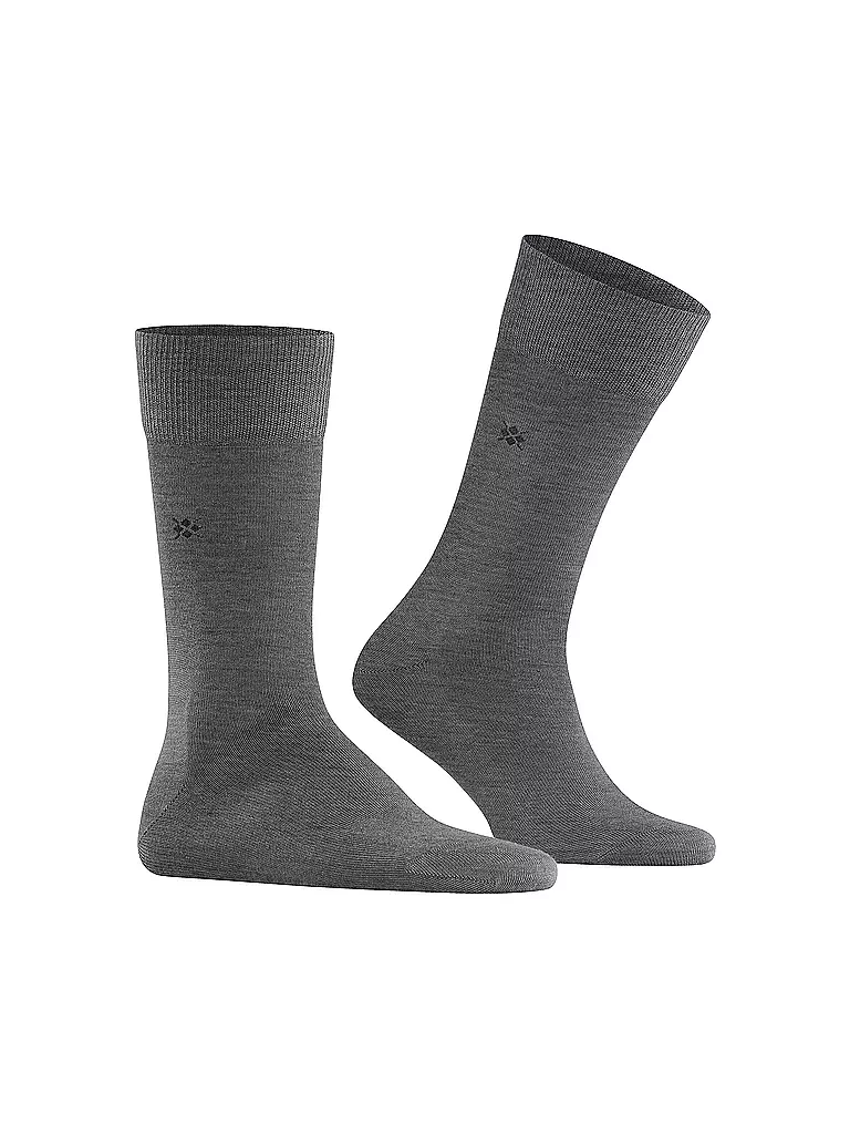 BURLINGTON | Chaussettes homme LEEDS 40-46 gris foncé | 